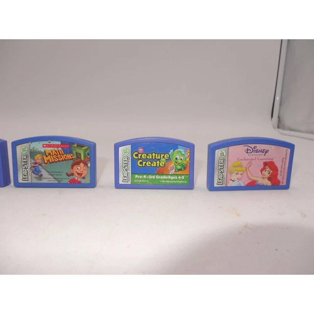 LeapFrog Leapster Learning Games 5 Finding Nemo Disney Princess‎ Math Missions